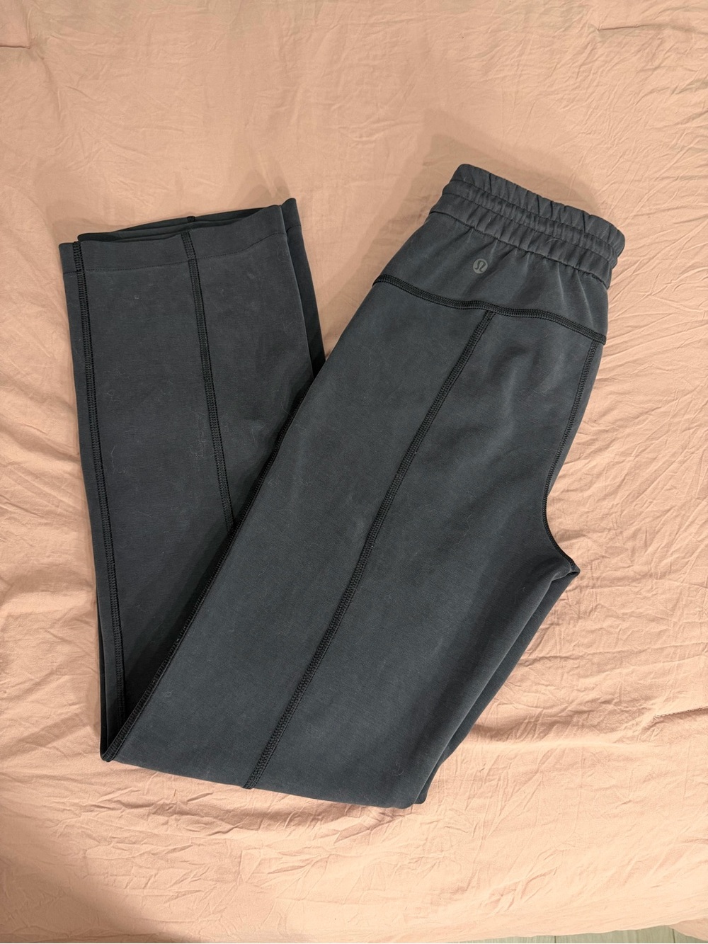 lululemon athletica charcoal/black high-waist leggings